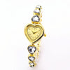 Women's Leisure Heartshaped Alloy Case Quartz Watch