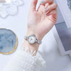 Women's Leisure Mermaid Quartz Watch Alloy Case Stainless Steel Strap Round Dial