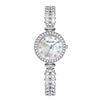Women's Leisure Mermaid Quartz Watch Alloy Case Stainless Steel Strap Round Dial