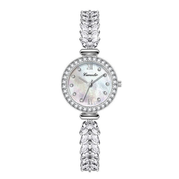 Women's Leisure Mermaid Quartz Watch Alloy Case Stainless Steel Strap Round Dial