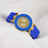 Women's Leisure Quartz Watch Alloy Case Glass Mirror Silicone Strap Round Dial