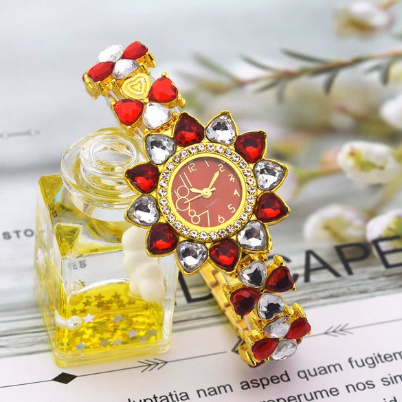 Women's Leisure Quartz Watch Alloy Heartshaped