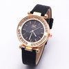 Women's Leisure Quartz Watch With Alloy Case Imitation Leather Strap And Round Dial