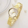 Women's Leisure Quartz Watch With Alloy Strap And Rose Gold Buckle