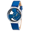 Women's Leisure Quartz Watch With Round Dial Alloy Case Imitation Leather Strap And Stainless Steel Buckle