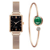 Women's Leisure Square Alloy And Titanium Watch With Magnet Buckle