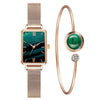 Women's Leisure Square Alloy And Titanium Watch With Magnet Buckle