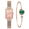 Women's Leisure Square Alloy And Titanium Watch With Magnet Buckle