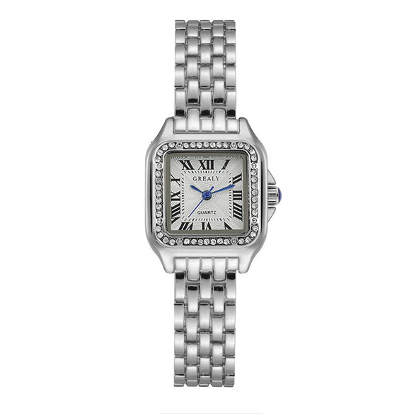 Women's Leisure Stainless Steel And Alloy Quartz Watch With Round Dial