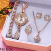 Women's Leisure Style Alloy Band Round Dial Watch With Stainless Steel Clasp