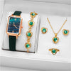 Women's Leisure Style Alloy Band Round Dial Watch With Stainless Steel Clasp