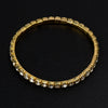 Women's Light Luxury Alloy Geometric Diamond Style Stretch Bracelet Fashion Bangle