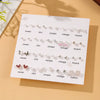 Women's Light Luxury Alloy White Pearl Earrings Set With Hollow Heart Butterfly And Flower Shapes Electroplated