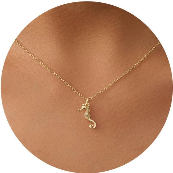 Women's Light Luxury Copper Choker Necklace With Heart Shape Pendant Electroplated Minimalist Jewelry