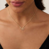 Women's Light Luxury Copper Choker Necklace With Heart Shape Pendant Electroplated Minimalist Jewelry