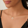 Women's Light Luxury Copper Choker Necklace With Heart Shape Pendant Electroplated Minimalist Jewelry