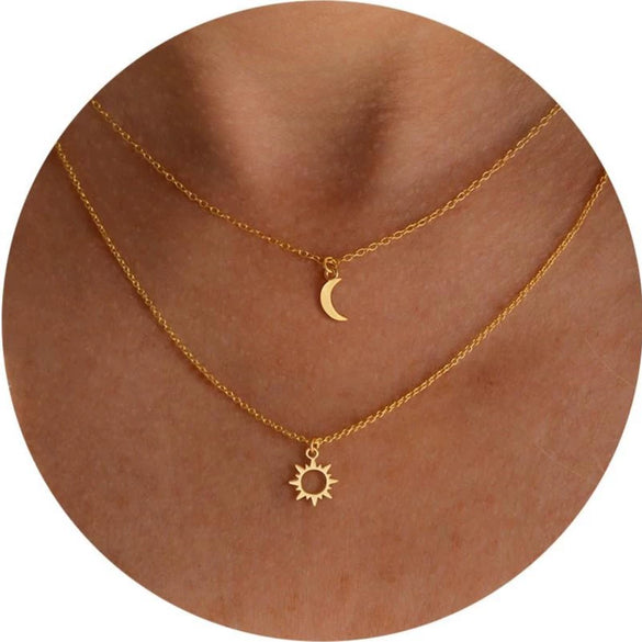 Women's Light Luxury Copper Choker Necklace With Heart Shape Pendant Electroplated Minimalist Jewelry
