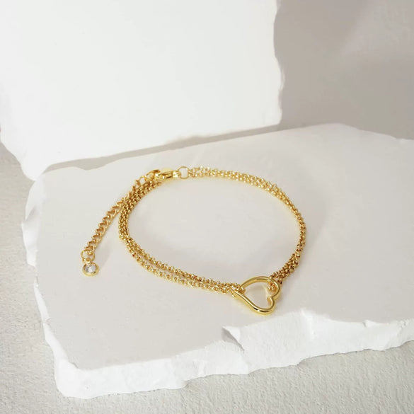 Women's Light Luxury Copper Four Leaf Clover Flower Bracelet With Zircon Electroplated Adjustable Elegant Jewelry