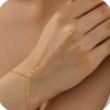 Women's Light Luxury Copper Four Leaf Clover Flower Bracelet With Zircon Electroplated Adjustable Elegant Jewelry