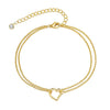 Women's Light Luxury Copper Four Leaf Clover Flower Bracelet With Zircon Electroplated Adjustable Elegant Jewelry