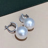Women's Light Luxury Copper Ushape Geometric Pearl Earrings