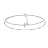 Women's Light Luxury Double Layer Cross Bracelet Simple Geometric Copper Electroplated Fashion Jewelry