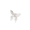 Women's Light Luxury Fashionable Versatile Butterfly Titanium Steel Ring With Bow Shape And Electroplating Design