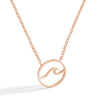 Women's Light Luxury Geometric Copper Choker Necklace With Regular Chain Electroplated Fashion Jewelry