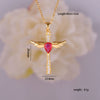 Women's Light Luxury Geometric Copper Diamond Necklace With O Word Chain And Electroplating