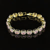 Women's Light Luxury Geometric Copper Eggshaped Bracelet