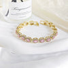Women's Light Luxury Geometric Copper Eggshaped Bracelet