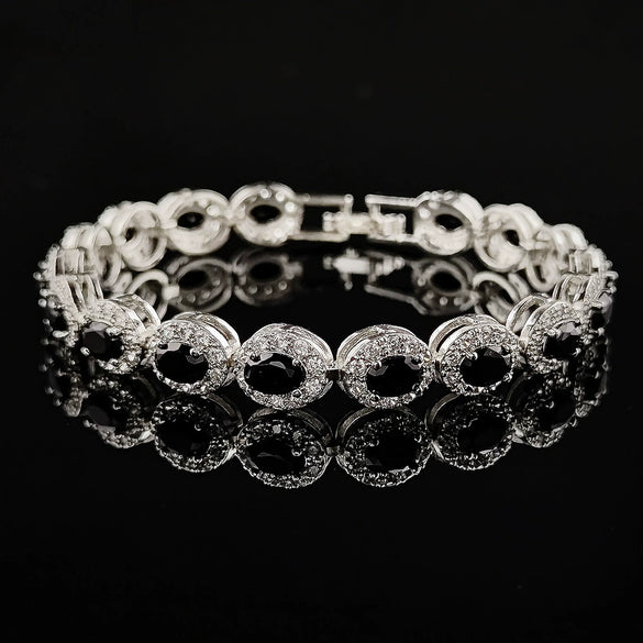 Women's Light Luxury Geometric Copper Eggshaped Bracelet