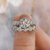 Women's Light Luxury Geometric Copper Ring With Zirconia Design