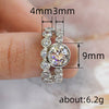Women's Light Luxury Geometric Copper Ring With Zirconia Design