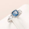 Women's Light Luxury Geometric Copper Zircon Ring