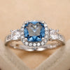 Women's Light Luxury Geometric Copper Zircon Ring