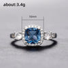 Women's Light Luxury Geometric Copper Zircon Ring