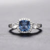 Women's Light Luxury Geometric Copper Zircon Ring