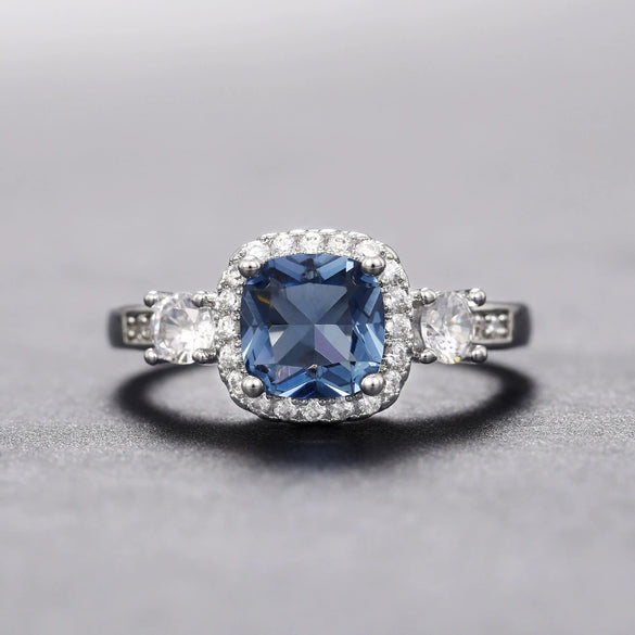 Women's Light Luxury Geometric Copper Zircon Ring