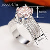 Women's Light Luxury Geometric Copper Zircon Ring