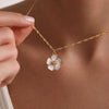 Women's Light Luxury Geometric Cross Necklace With Colorful Enamel Pendant Copper Electroplated Clavicle Chain