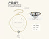 Women's Light Luxury Geometric Moissanite S925 Sterling Silver Earrings With Electroplating