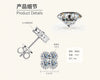 Women's Light Luxury Geometric Moissanite S925 Sterling Silver Earrings With Electroplating