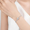 Women's Light Luxury Geometric Moissanite 925 Sterling Silver Bracelet