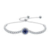 Women's Light Luxury Geometric Moissanite 925 Sterling Silver Bracelet