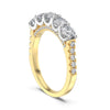 Women's Light Luxury Geometric S925 Silver Ring With Electroplating