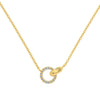 Women's Light Luxury Geometric S925 Sterling Silver Electroplated Cross Chain Necklace