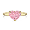 Women's Light Luxury Geometric 925 Silver Ring With Ice Flower Cut High Carbon Diamond Zircon And Electroplating