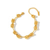 Women's Light Luxury Geometric Stainless Steel Bracelet With 18K Vacuum Plating And Elegant Thick Chain Design