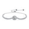 Women's Light Luxury Geometric 925 Sterling Silver Moissanite Bracelet